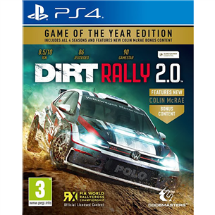Žaidimas PS4 game DiRT Rally 2.0 Game of the Year Edition