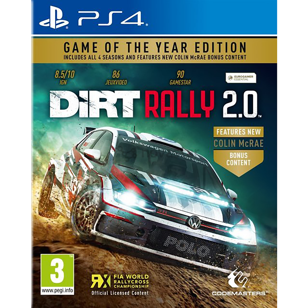 Žaidimas PS4 game DiRT Rally 2.0 Game of the Year Edition