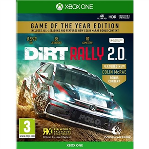 Žaidimas Xbox One game DiRT Rally 2.0 Game of the Year Edition