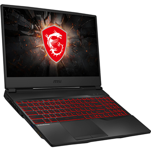 Nešiojamas kompiuteris MSI GL65 Leopard 10SDR/Intel Core i7-10750H/nVidia GeForce GTX 1660 Ti 6 GB/SSD 512GB/RAM 16GB/ENG/W10H