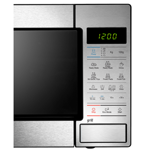 Samsung, 23 L, 800 W, silver - Microwave Oven with Grill