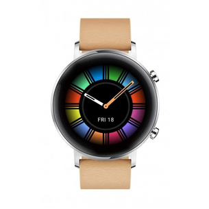 Išmanusis laikrodis Huawei Watch GT 2, Silver/Khaki
