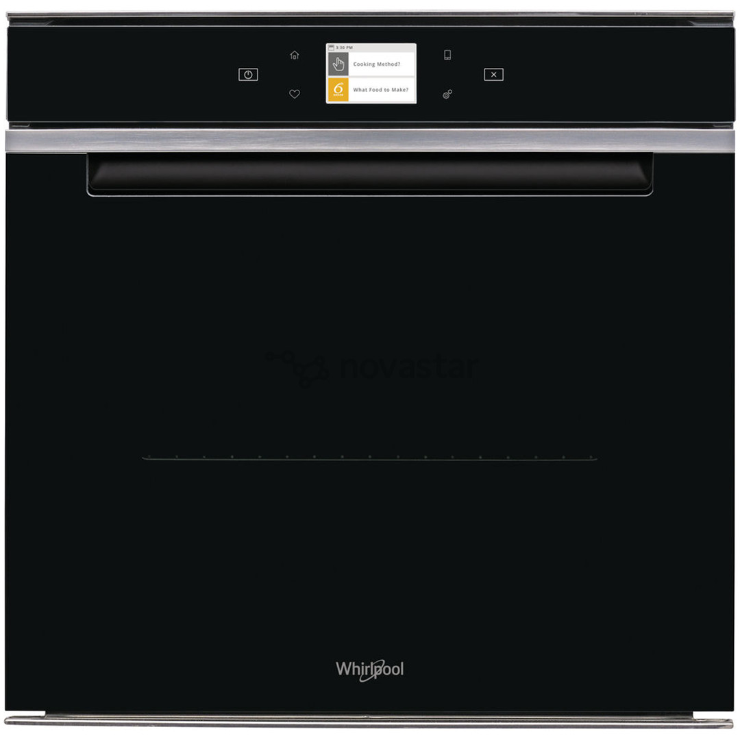 Whirlpool, 73 л, черный - Интегрируемый духовой шкаф