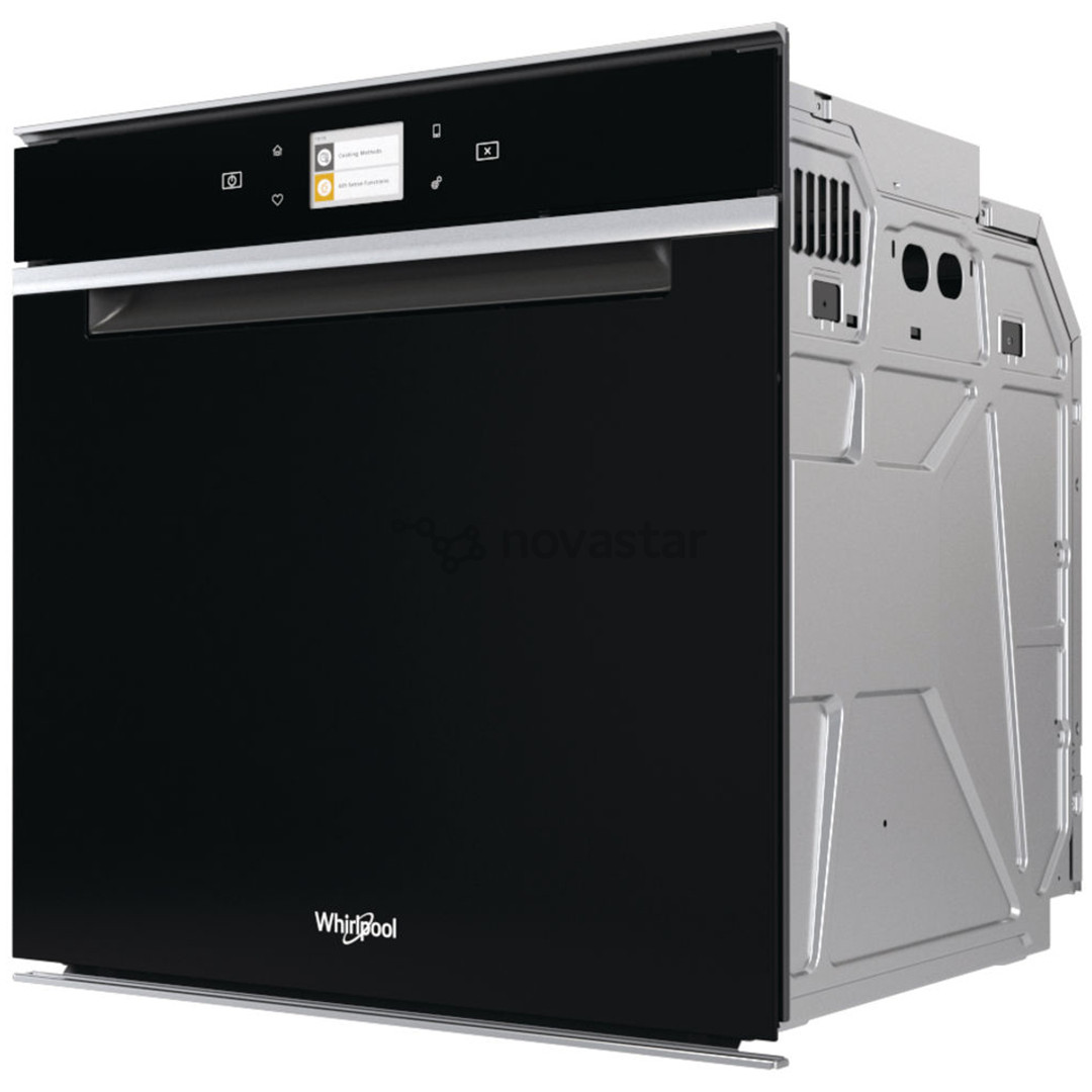 Whirlpool, 73 л, черный - Интегрируемый духовой шкаф