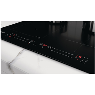 Whirlpool, width 59 cm, frameless, black - Built-in Induction Hob