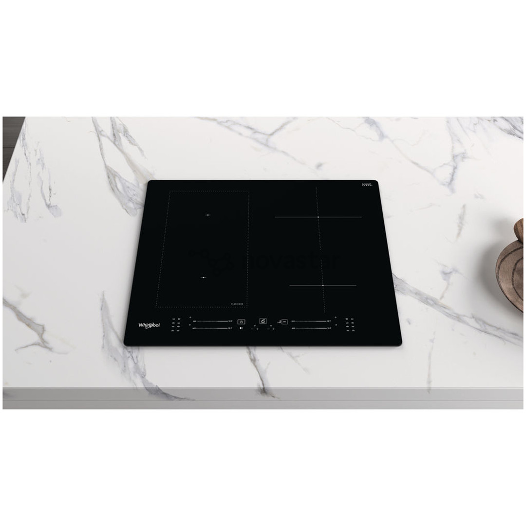 Whirlpool, plotis 59 cm, berėmė, juoda - Įmontuojama indukcinė kaitlentė