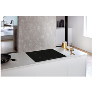 Whirlpool, width 59 cm, frameless, black - Built-in Induction Hob