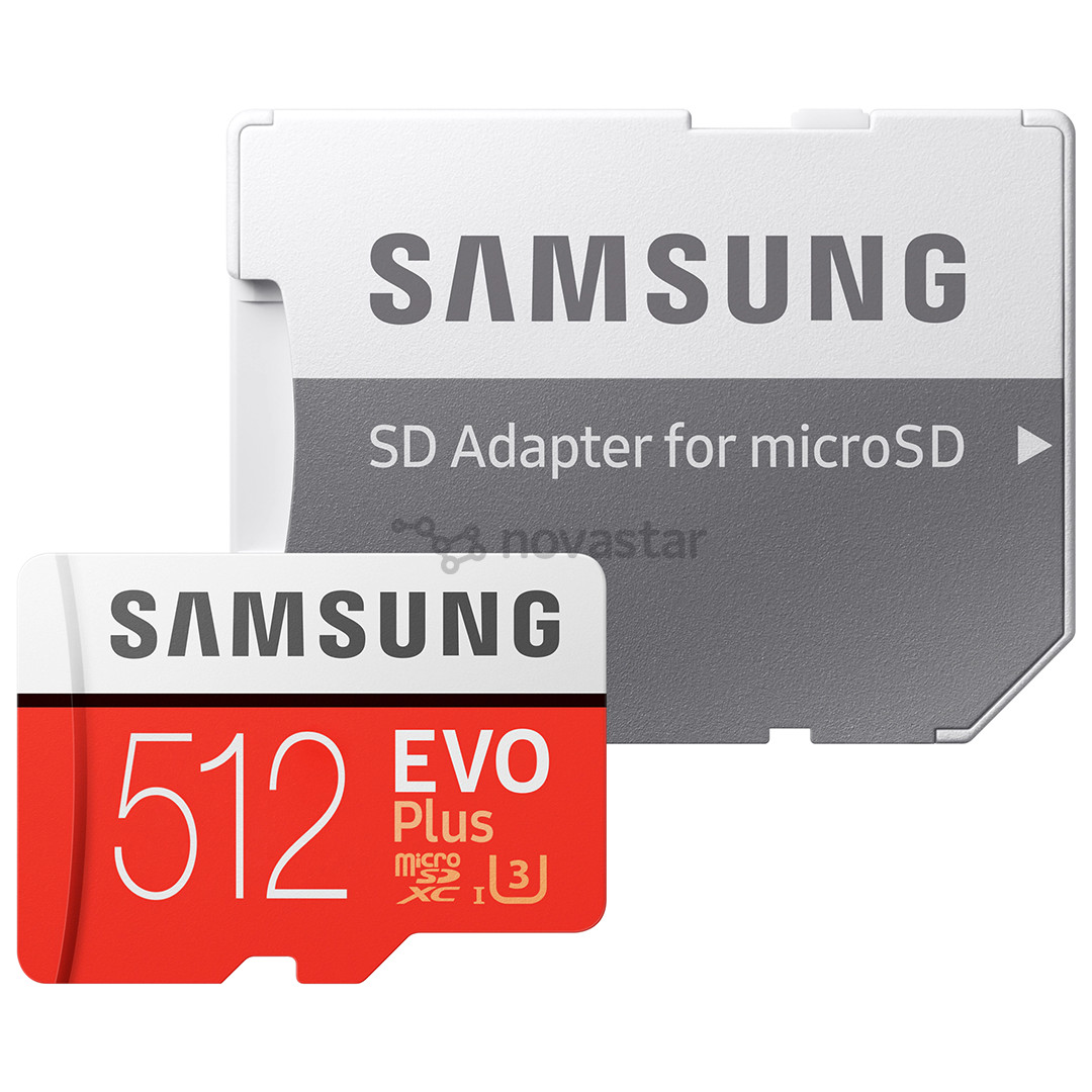 Atminties kortelė Samsung Micro SDXC 512GB Ultra SDXC + SD adapteris EVO plus