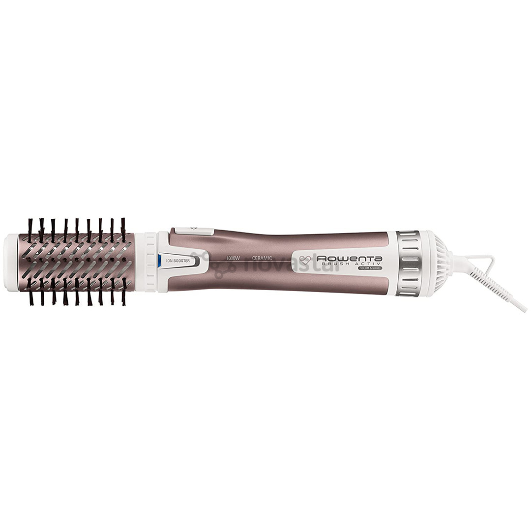 Rowenta Brush Activ Premium Care, 1000 W, white/rose gold - Rotating airbrush