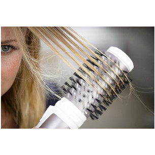 Rowenta Brush Activ Premium Care, 1000 W, white/rose gold - Rotating airbrush