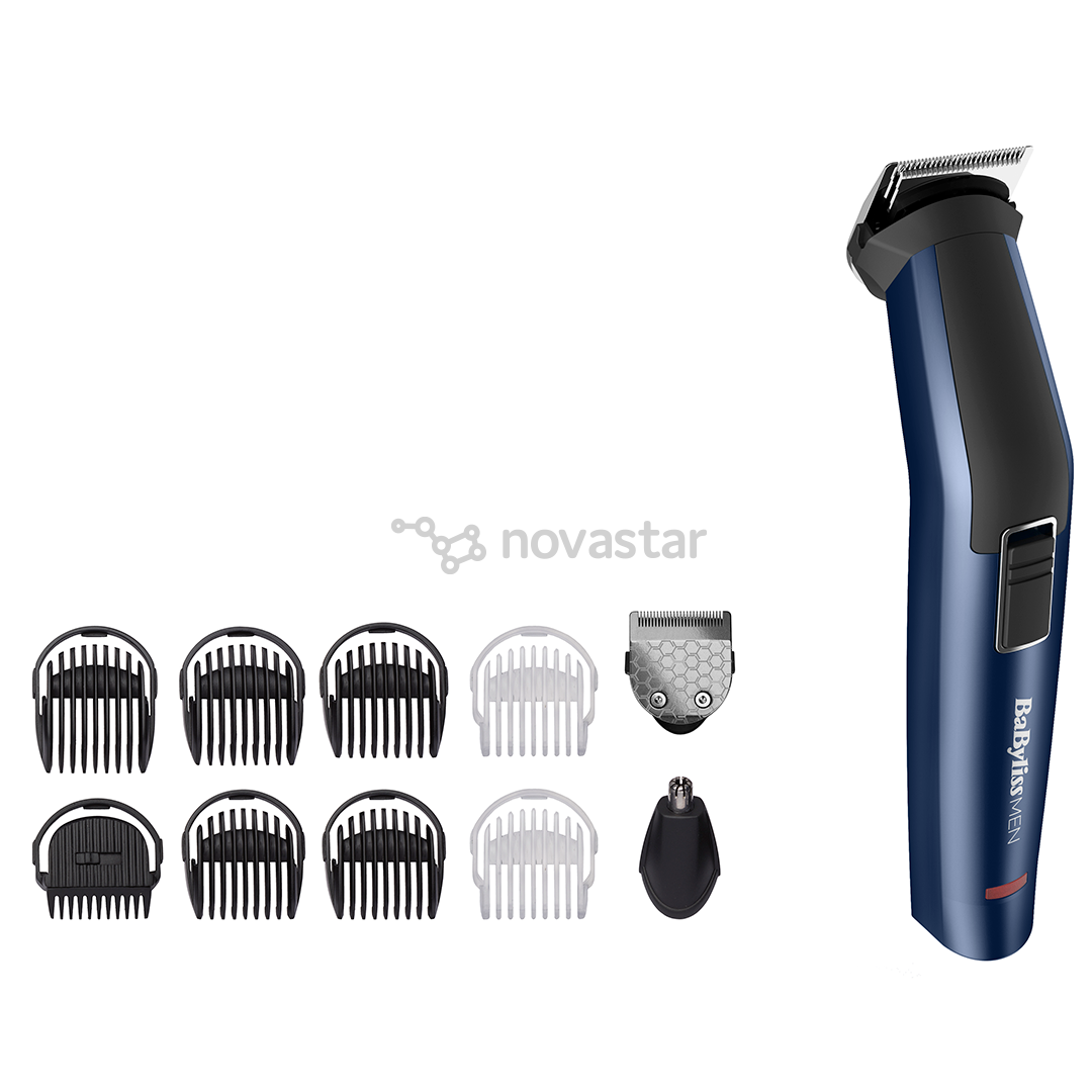 Skustuvas kūnui ir barzdai Babyliss 7255PE, 10in1, Mėlynas