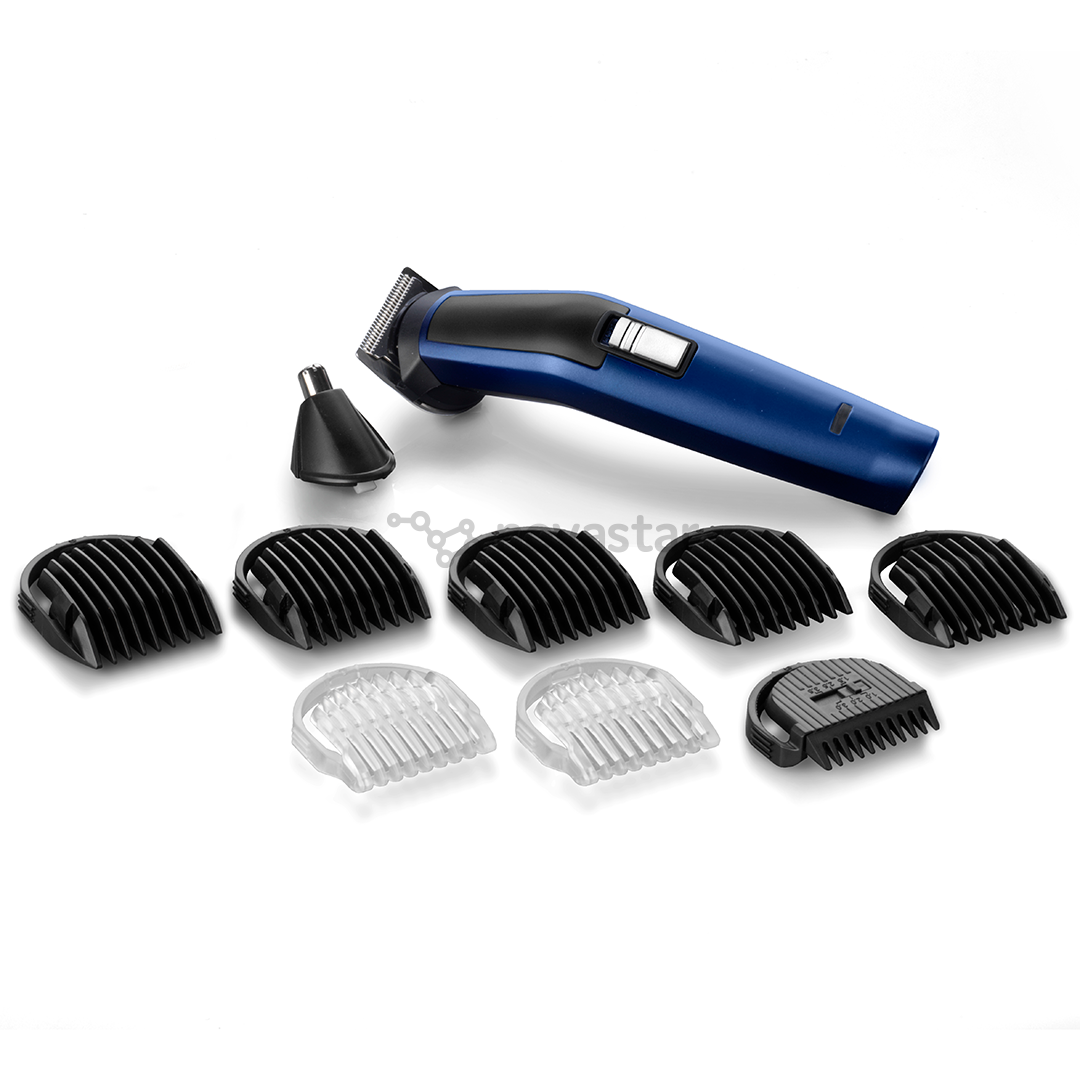 Skustuvas kūnui ir barzdai Babyliss 7255PE, 10in1, Mėlynas