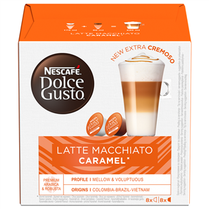 Nescafe Dolce Gusto Caramel Latte Macchiato, 8 portions - Coffee capsules 7613037788884