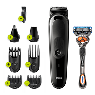Braun, 8-in-one, black - Multi-grooming kit MGK5260
