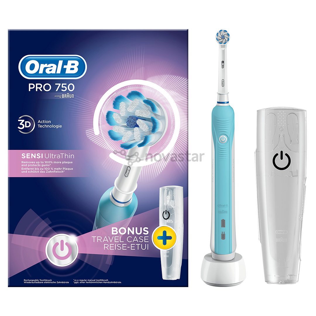 Elektrinis dantų šepetėlis Braun Oral-B Pro 750