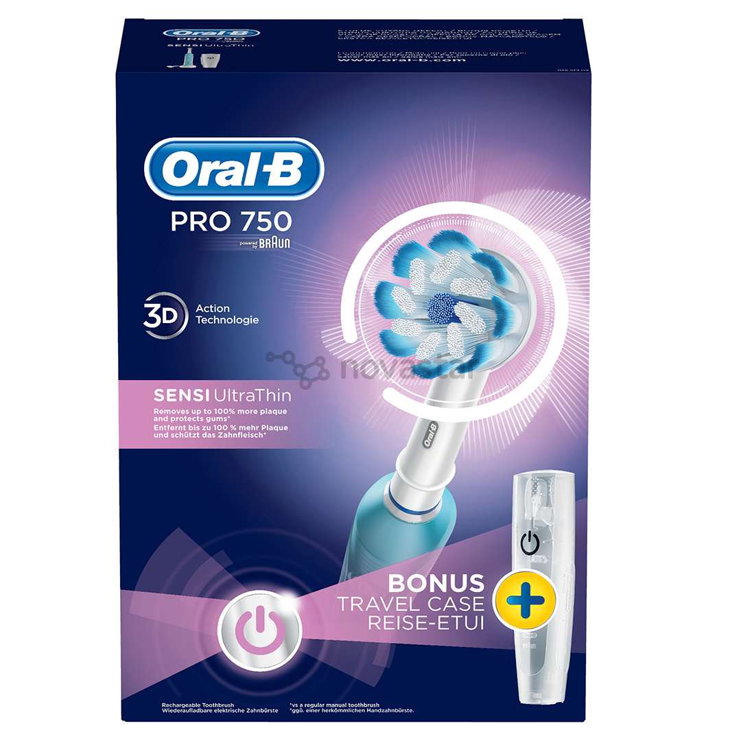 Elektrinis dantų šepetėlis Braun Oral-B Pro 750