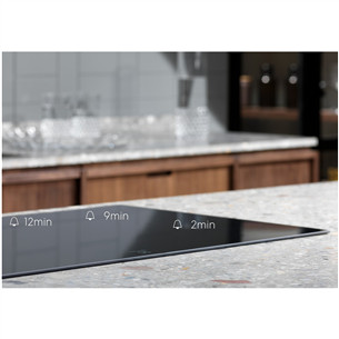 Electrolux 900 SensePro, plotis 59 cm, berėmė, tamsiai pilka - Įmontuojama indukcinė kaitlentė