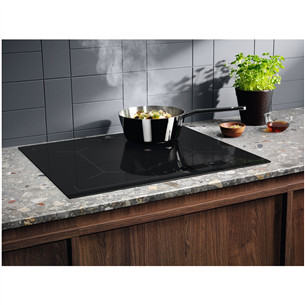 Electrolux 900 SensePro, plotis 59 cm, berėmė, tamsiai pilka - Įmontuojama indukcinė kaitlentė