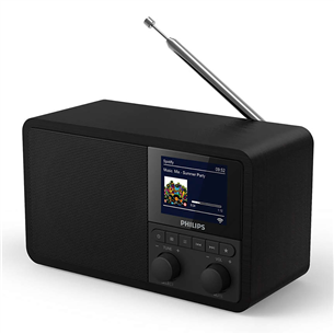 Philips TAPR802, Spotify connect, Bluetooth, FM, DAB+, черный - Интернет-радио