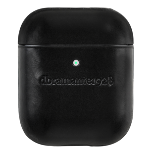 Dėkliukas Airpods case dbramante1928 Copenhagen, Odinis, Juodas