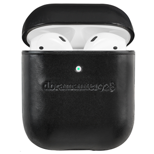 Dėkliukas Airpods case dbramante1928 Copenhagen, Odinis, Juodas