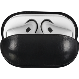 Dėkliukas Airpods case dbramante1928 Copenhagen, Odinis, Juodas