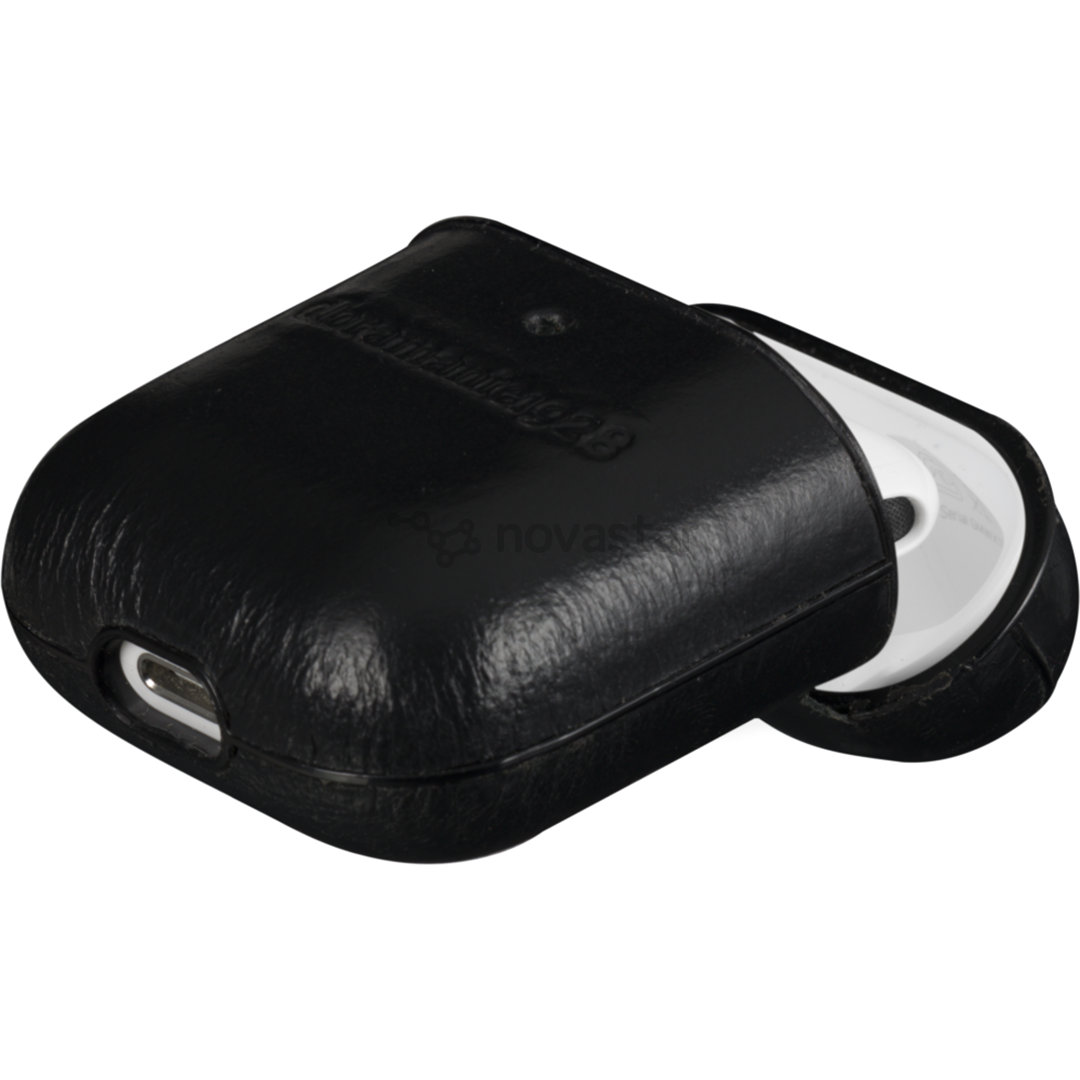Dėkliukas Airpods case dbramante1928 Copenhagen, Odinis, Juodas