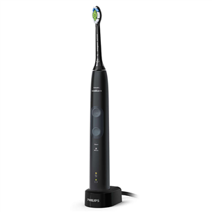 Elektrinis dantų šepetėlis Philips Sonicare ProtectiveClean 4500, juodas HX6830/44