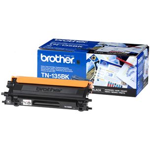 Dažų kasetė Brother TN-135BK, Juoda TN135BK