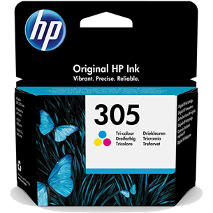 Rašalo kasetė Ink HP 305, Spalvota 3YM60AE#UUS