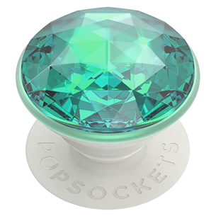 Laikiklis PopSocket PopGrip Disco Crystal Mint