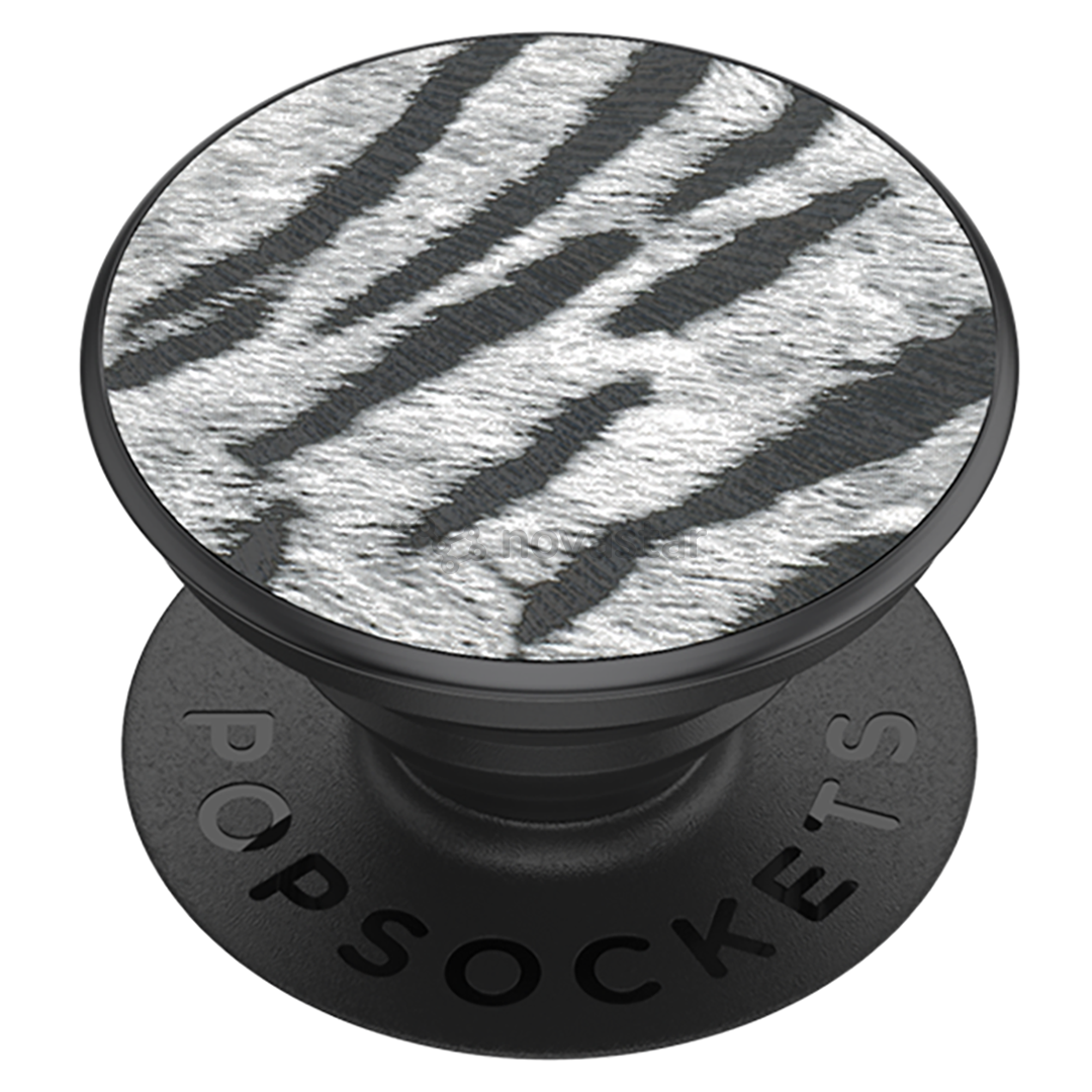 Laikiklis PopSocket PopGrip Vegan Leather Zebra