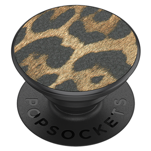Laikiklis PopSocket PopGrip Vegan Leather Leopard
