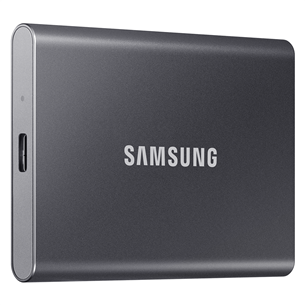 Samsung T7, 1 TB, USB 3.2, gray - Portable SSD MU-PC1T0T/WW