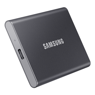 Išorinis diskas SSD Samsung T7 1TB, USB 3.2, Pilkas