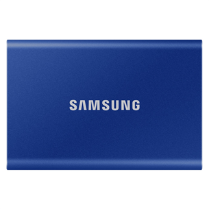 Išorinis diskas SSD Samsung T7 500GB, USB 3.2, Mėlynas