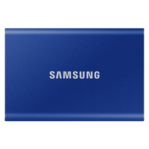 Samsung T7, 500 ГБ, USB 3.2, синий - Внешний накопитель SSD