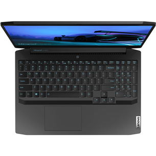 Nešiojamas kompiuteris Lenovo IdeaPad Gaming 3 15ARH05/AMD Ryzen 5 4600H/AMD Radeon Graphics/SSD 256GB/RAM 8GB/W10H/Nordic/Black