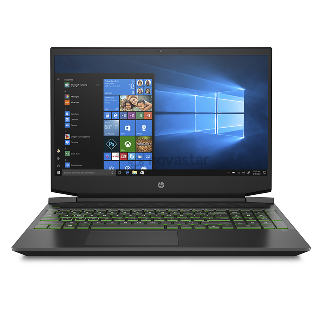 Nešiojamas kompiuteris HP Pavilion Gaming 15-ec1009no/MD Ryzen 5 4600H/AMD Radeon Graphics/SSD 256GB/RAM 8GB/Nordic/W10H