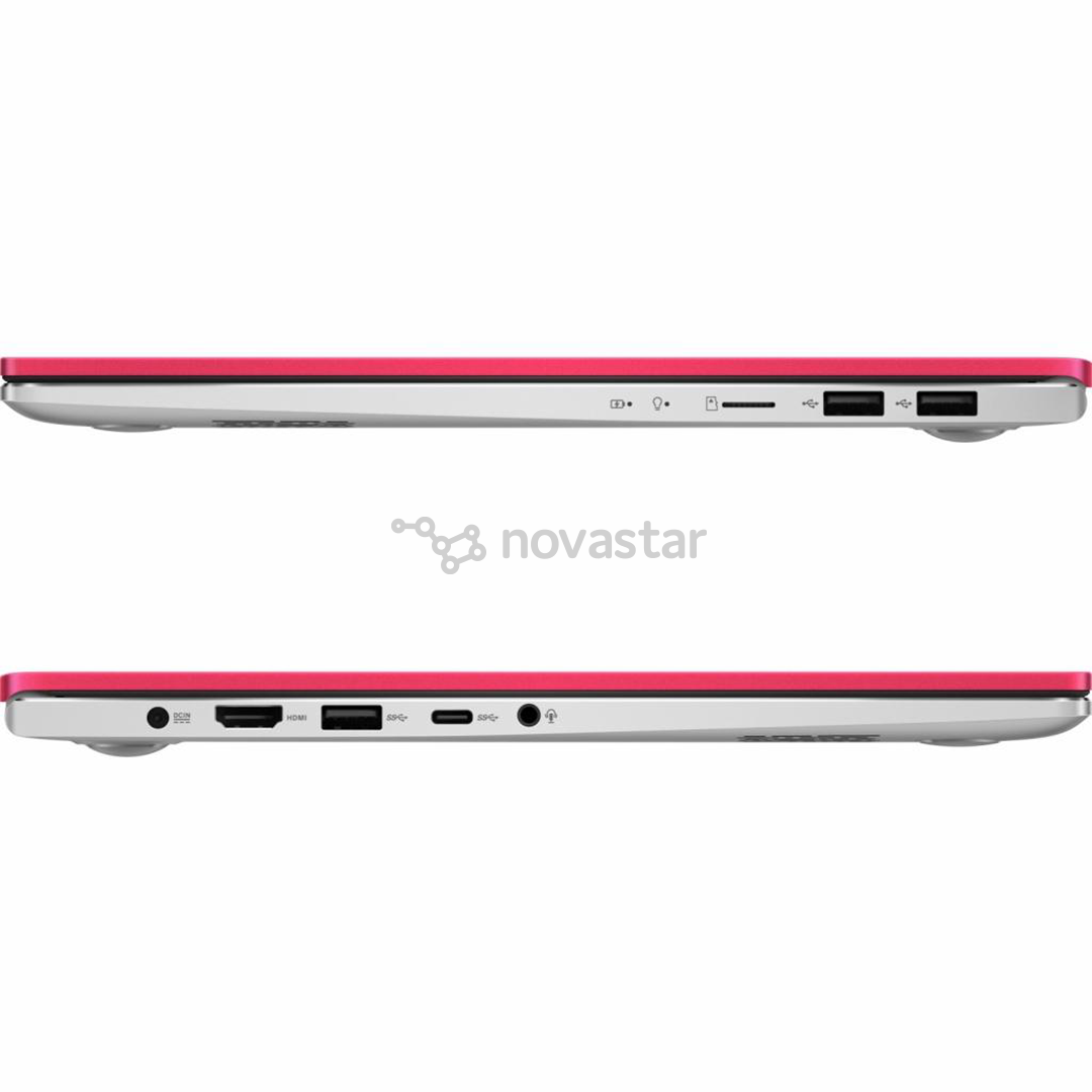 Nešiojamas kompiuteris ASUS VivoBook S15 M533IA/AMD Ryzen 5 4500U/AMD Radeon Graphics/SSD 512GB/RAM 8GB/ENG/W10H/Red