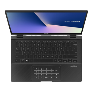 Nešiojamas kompiuteris ASUS ZenBook Flip 14 UX463FA/Intel Core i7-10510U/Intel UHD Graphics 620/SSD 512GB/RAM 16GB/ENG/W10P