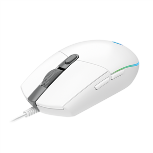 Pelė Logitech G102 LightSync, Balta