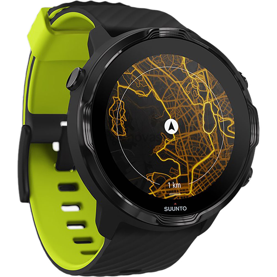 Išmanusis laikrodis Suunto 7, Black/Lime