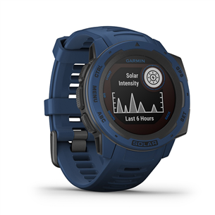 Išmanusis laikrodis Instinct Solar GPS watch, Blue/Graphite