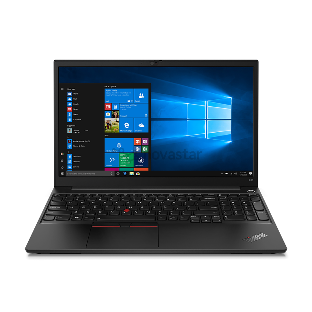 Nešiojamas kompiuteris Lenovo ThinkPad E15/AMD Ryzen 5 4500U/AMD Radeon Graphics/SSD 256GB/RAM 8GB/Nordic/W10P