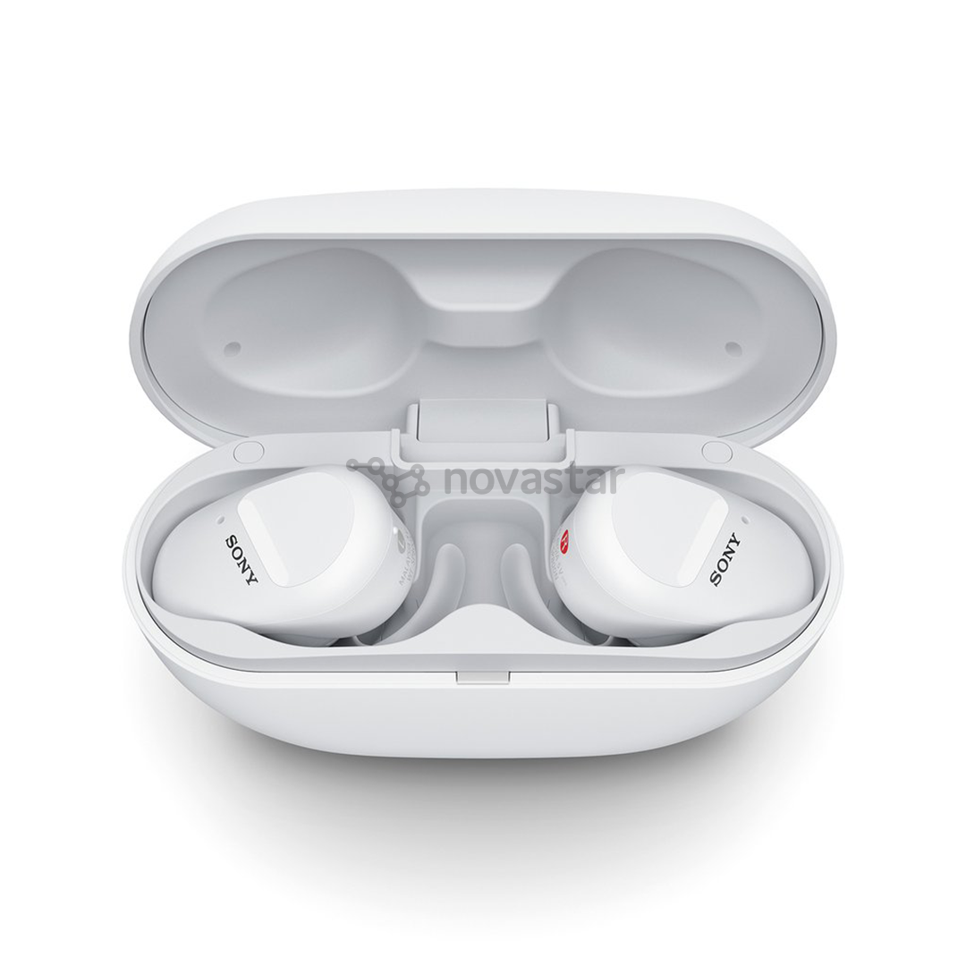 Ausinės Sony WFSP800NW.CE7, Belaidės, Baltos