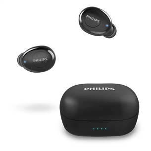 Ausinės Philips TAT2205BK/00, belaidės, Juodos