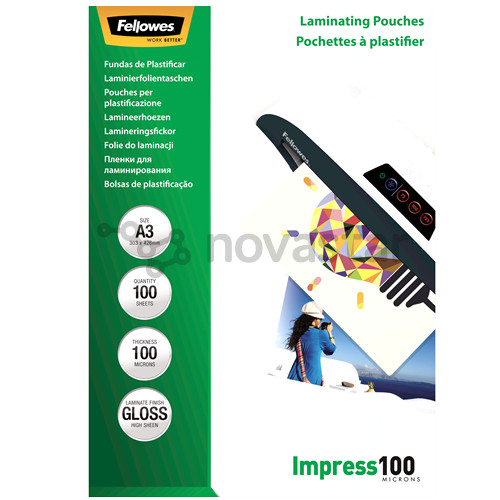 Fellowes Laminating pouches A3 - Laminavimo vokeliai