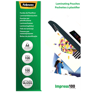 Laminavimo vokeliai Fellowes Laminating pouches A4 5351111