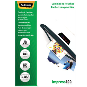Fellowes Laminating pouches A5 - Laminavimo vokeliai 5351002